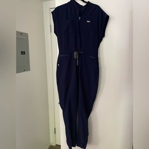 Figs medium Navy Scrub Jump Suit